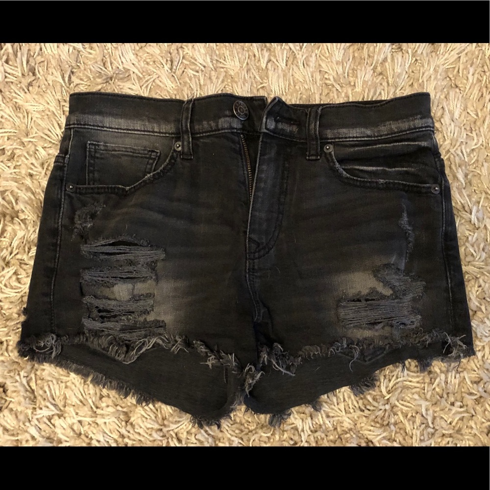 Express Jean black shorts